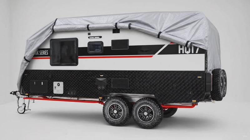 Black Series Silver Trailer Cover for HQ12, HQ15, HQ17, HQ19, HQ21 – product video