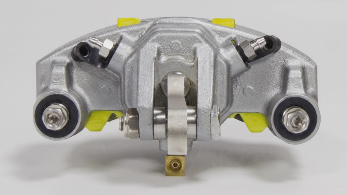 DeeMaxx Disc Brake Caliper MAXX Coated Mechanical/Hydraulic w/ Ceramic Yellow Pads for 3-6K Axle MAXX Coating (CALP-3-6K-MEC/HY-MAXX) – product video