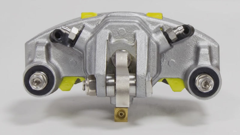 DeeMaxx Disc Brake Caliper MAXX Coated Mechanical/Hydraulic w/ Ceramic Yellow Pads for 3-6K Axle MAXX Coating (CALP-3-6K-MEC/HY-MAXX) – product video