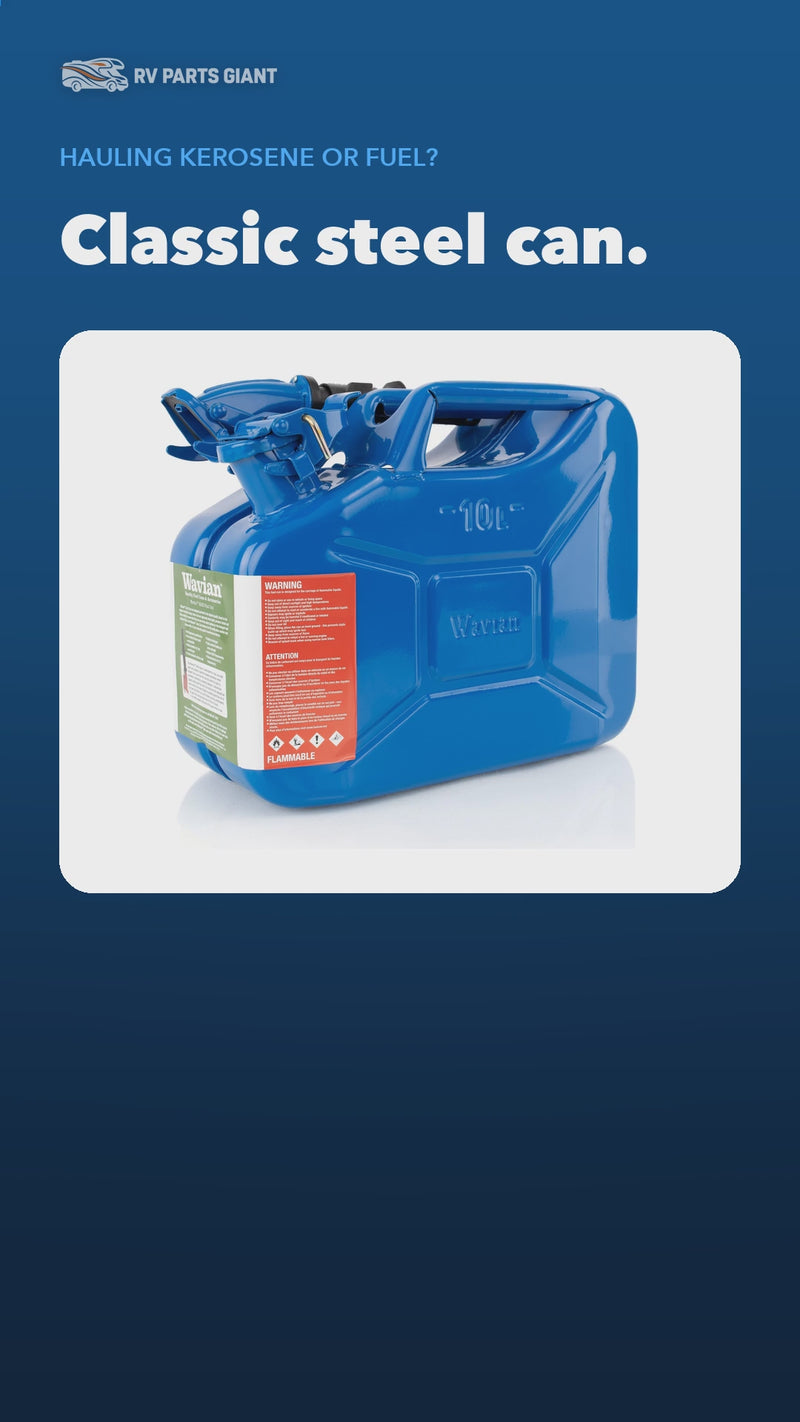 Wavian 10L Jerry Can Blue product video by RV Parts Giant