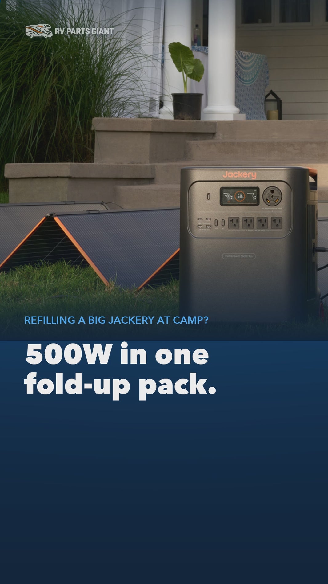 Jackery SolarSaga 500 X product video by RV Parts Giant