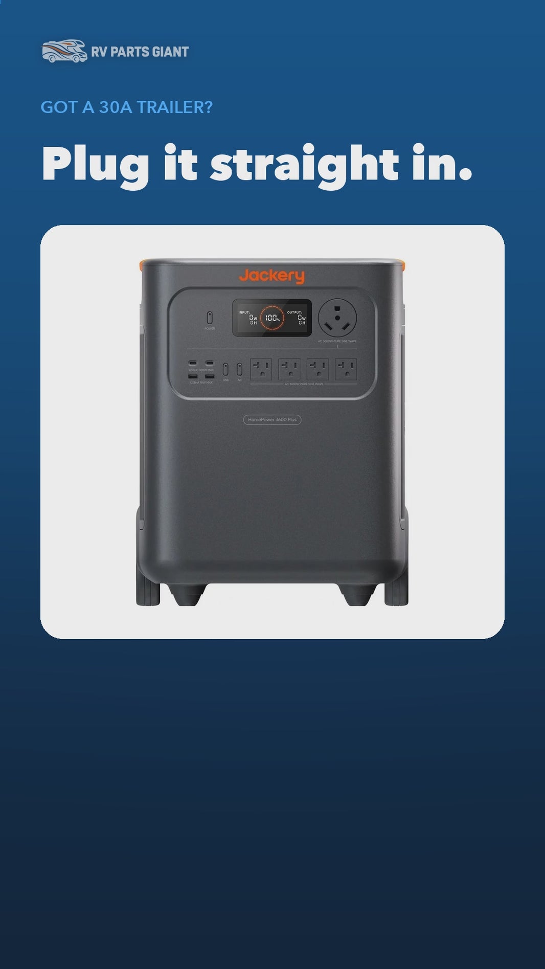 Jackery HomePower 3600 Plus product video by RV Parts Giant