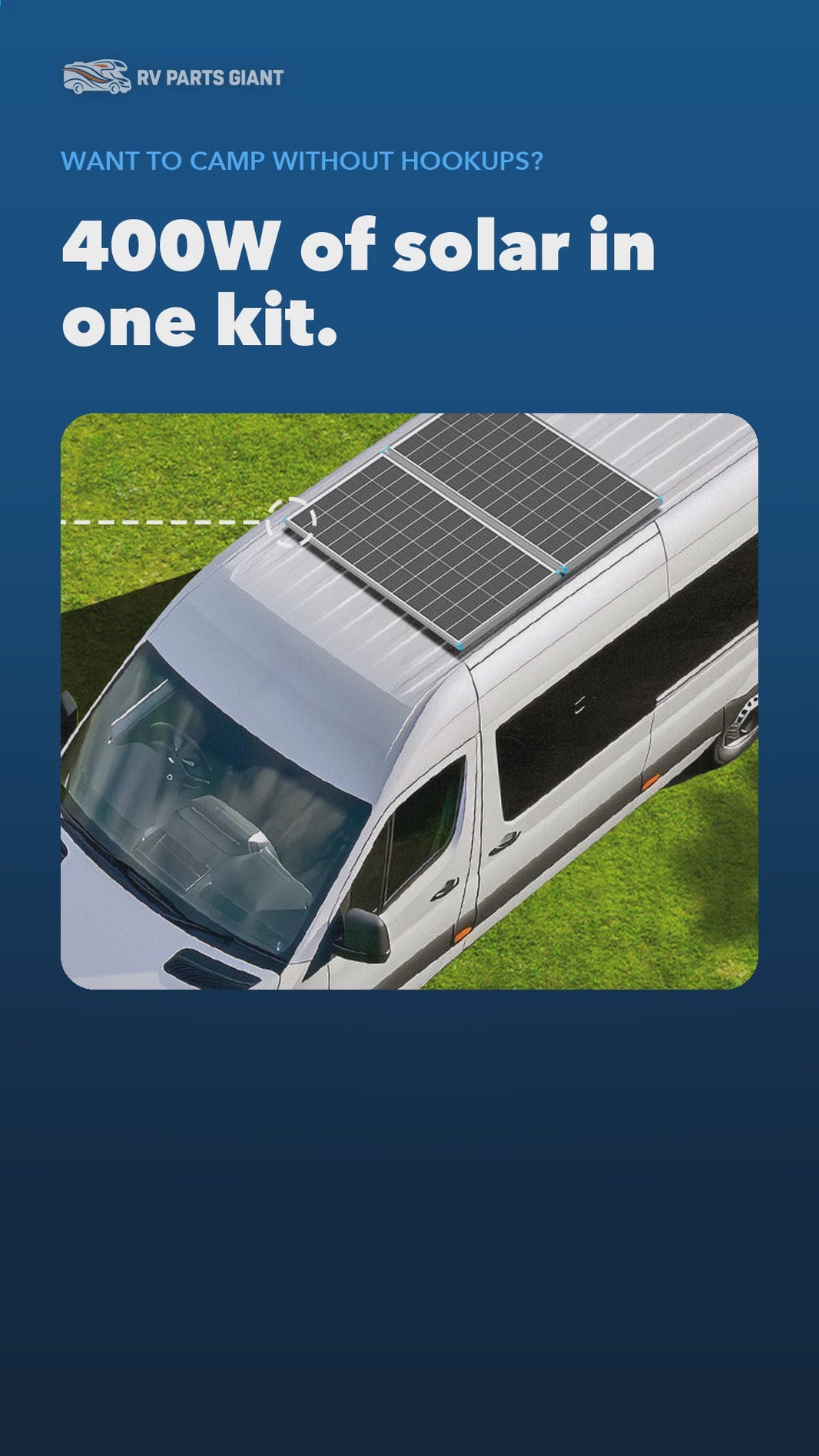 Renogy 400W 12V Complete Solar Kit product video by RV Parts Giant