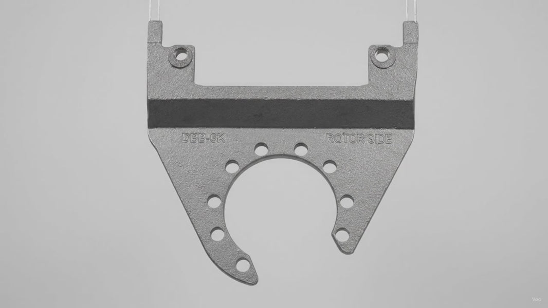 DeeMaxx Disc Brake Bracket (Open) for 6K Axle, 5-Hole Flange, Fits Integral and Slip Over Rotors MAXX Coating (DBB-6K-MAXX) – product video