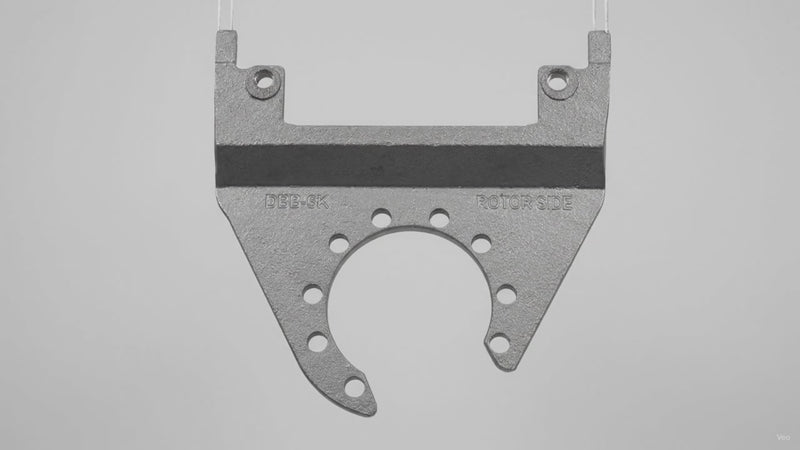 DeeMaxx Disc Brake Bracket (Open) for 6K Axle, 5-Hole Flange, Fits Integral and Slip Over Rotors MAXX Coating (DBB-6K-MAXX) – product video