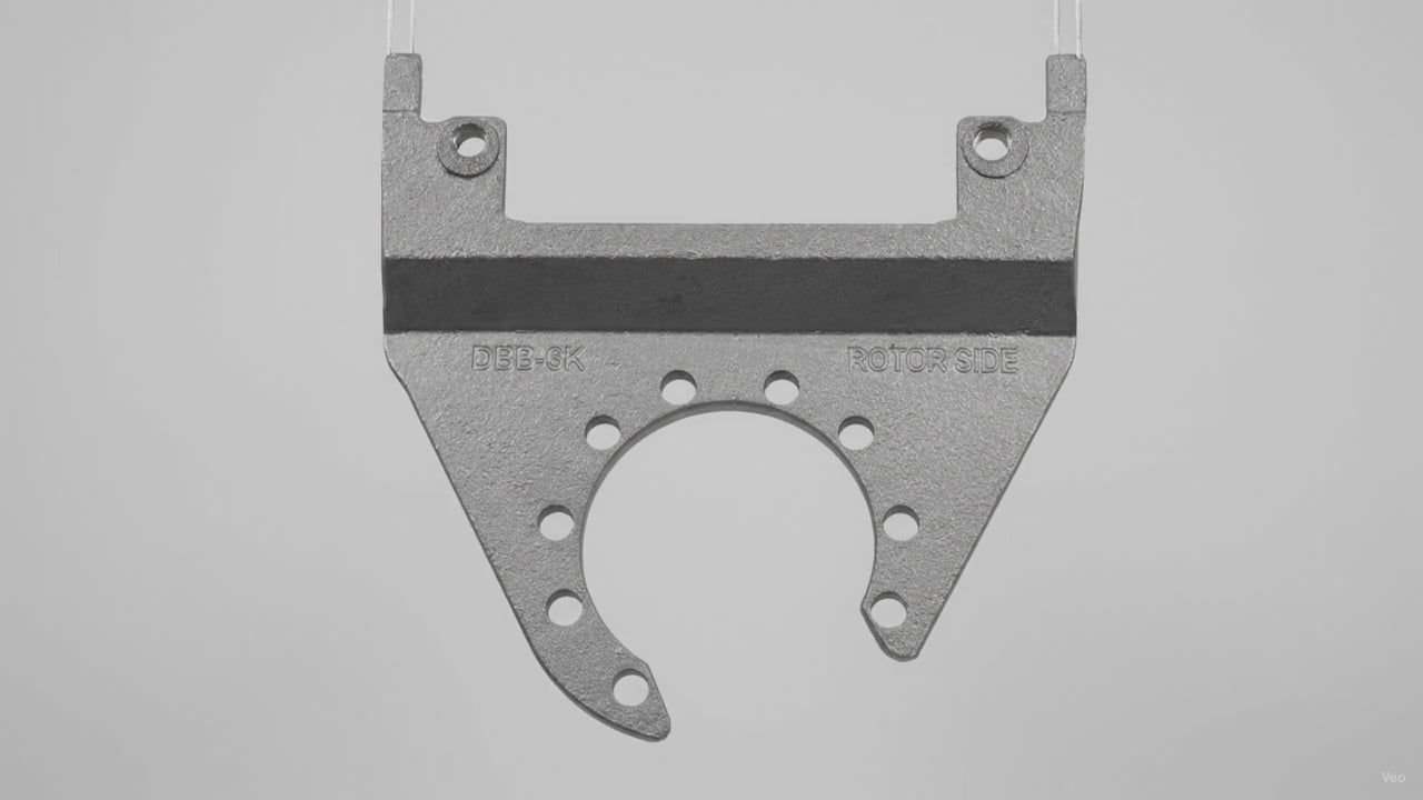 DeeMaxx Disc Brake Bracket (Open) for 6K Axle, 5-Hole Flange, Fits Integral and Slip Over Rotors MAXX Coating (DBB-6K-MAXX) – product video