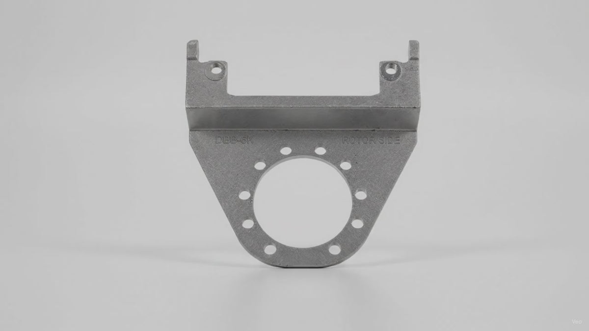 DeeMaxx Disc Brake Bracket (Closed) 5 Bolt for 6K Axle Fits Integral and Slip Over Rotors MAXX Coating (DBB-6KC-MAXX) – product video