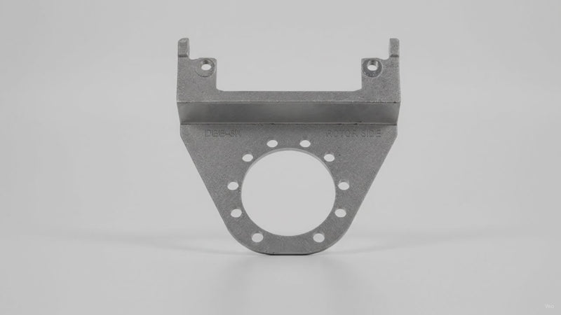 DeeMaxx Disc Brake Bracket (Closed) 5 Bolt for 6K Axle Fits Integral and Slip Over Rotors MAXX Coating (DBB-6KC-MAXX) – product video