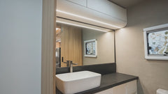 HQ19 White Bathroom Cabinet – product video