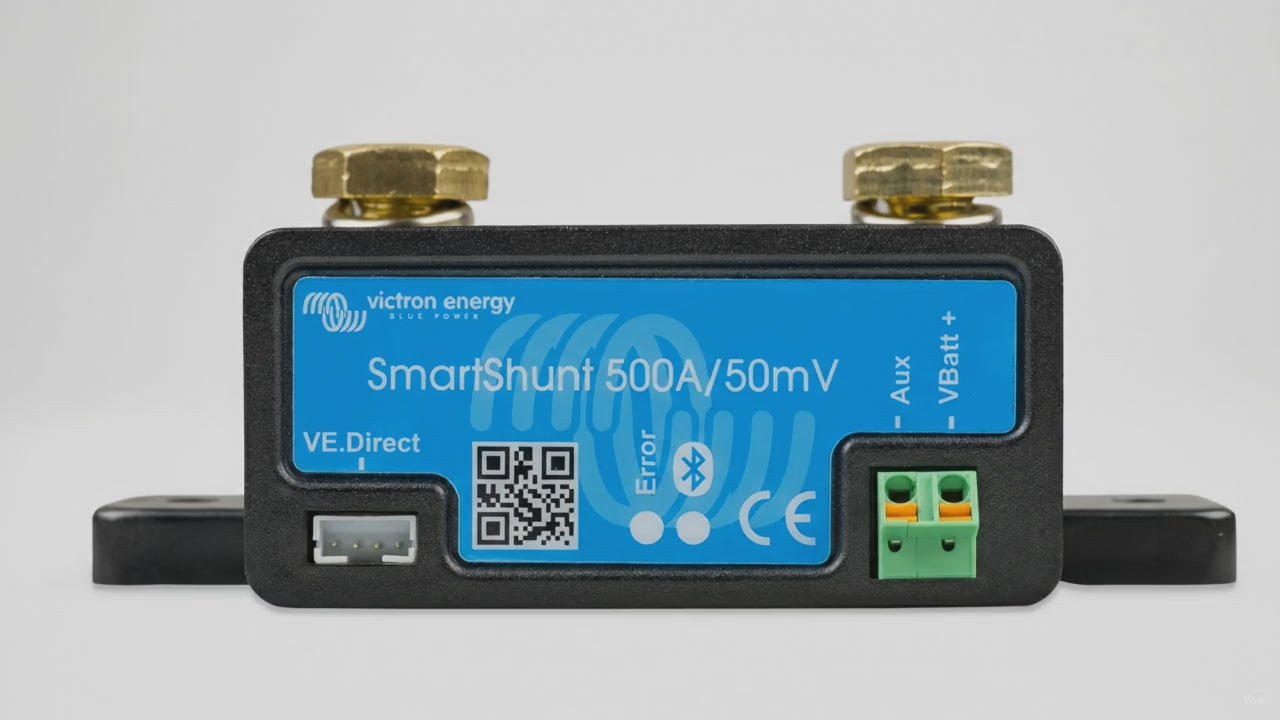 Victron SmartShunt Battery Monitor, 500A, 1000A and 2000A – product video