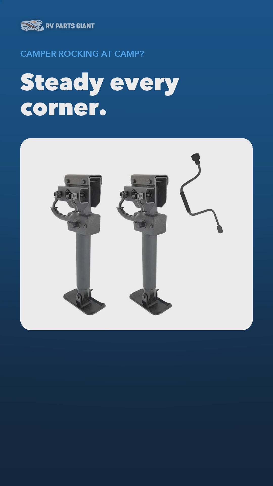 ARK XO Drop Down Corner Steadies product video by RV Parts Giant