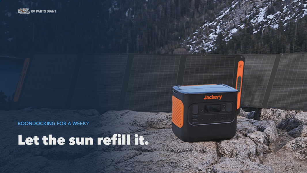 Jackery SolarSaga 200W product video by RV Parts Giant