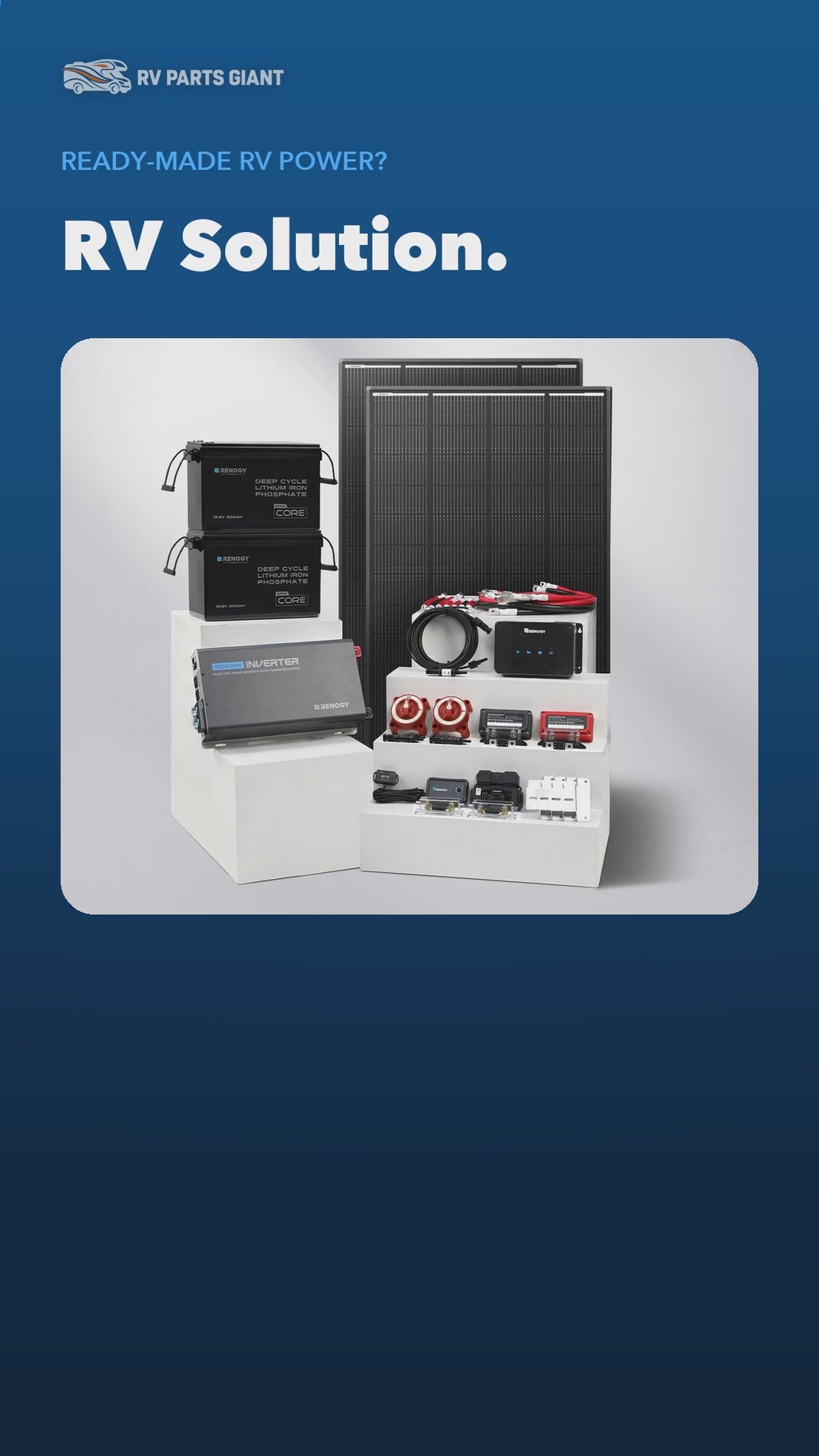 Renogy ShadowFlux RV Solar Solution Kit product video by RV Parts Giant