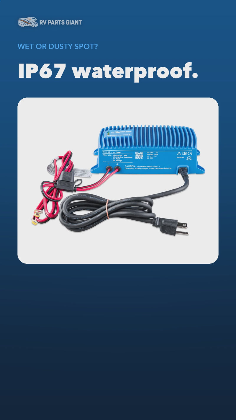Victron Blue Smart IP67 Charger product video by RV Parts Giant