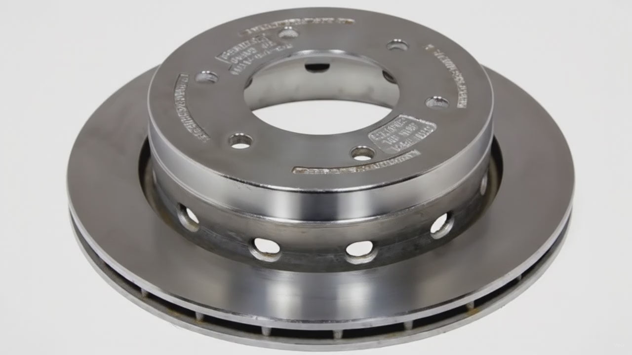 DeeMaxx 12" Slip Over Rotor 6 Lug On 5.5" Bolt Pattern Stainless Steel (RTR-120-SS) – product video