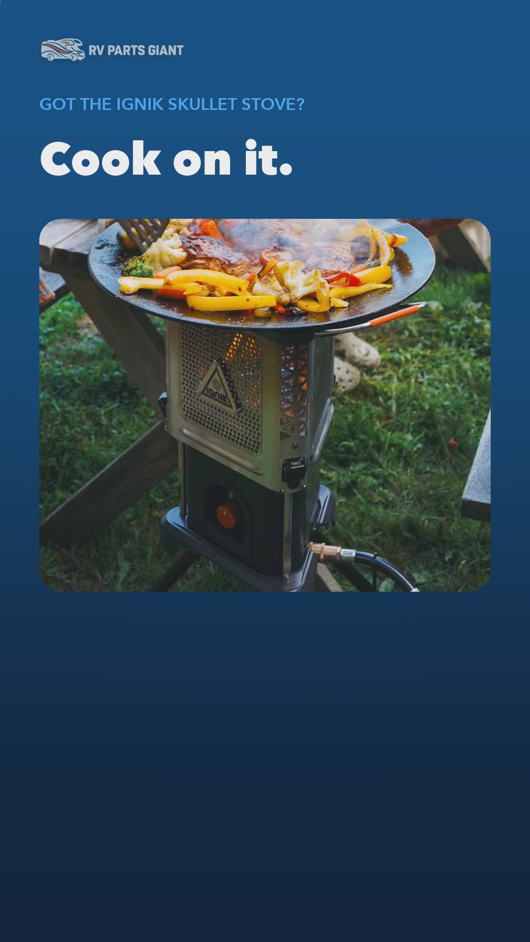 Ignik Skullet Cast-Iron Skillet product video by RV Parts Giant