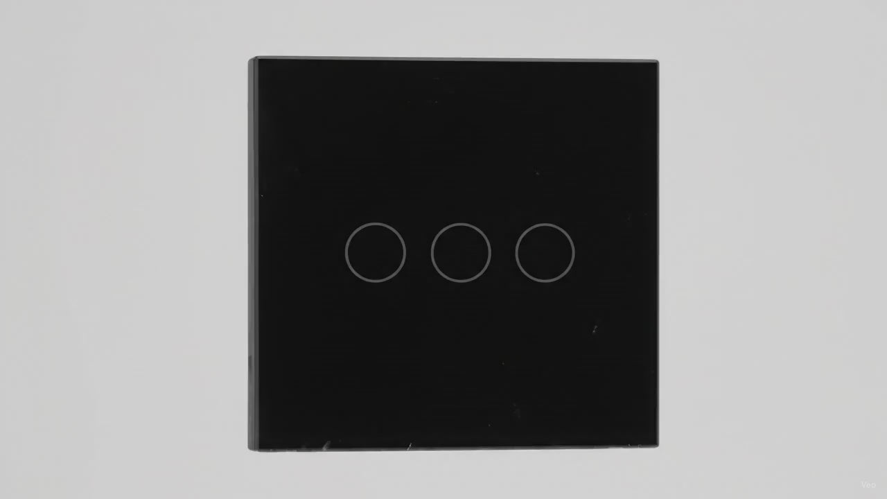 Wireless Touch Light Switch (Black) | 1, 2 or 3-Button – product video