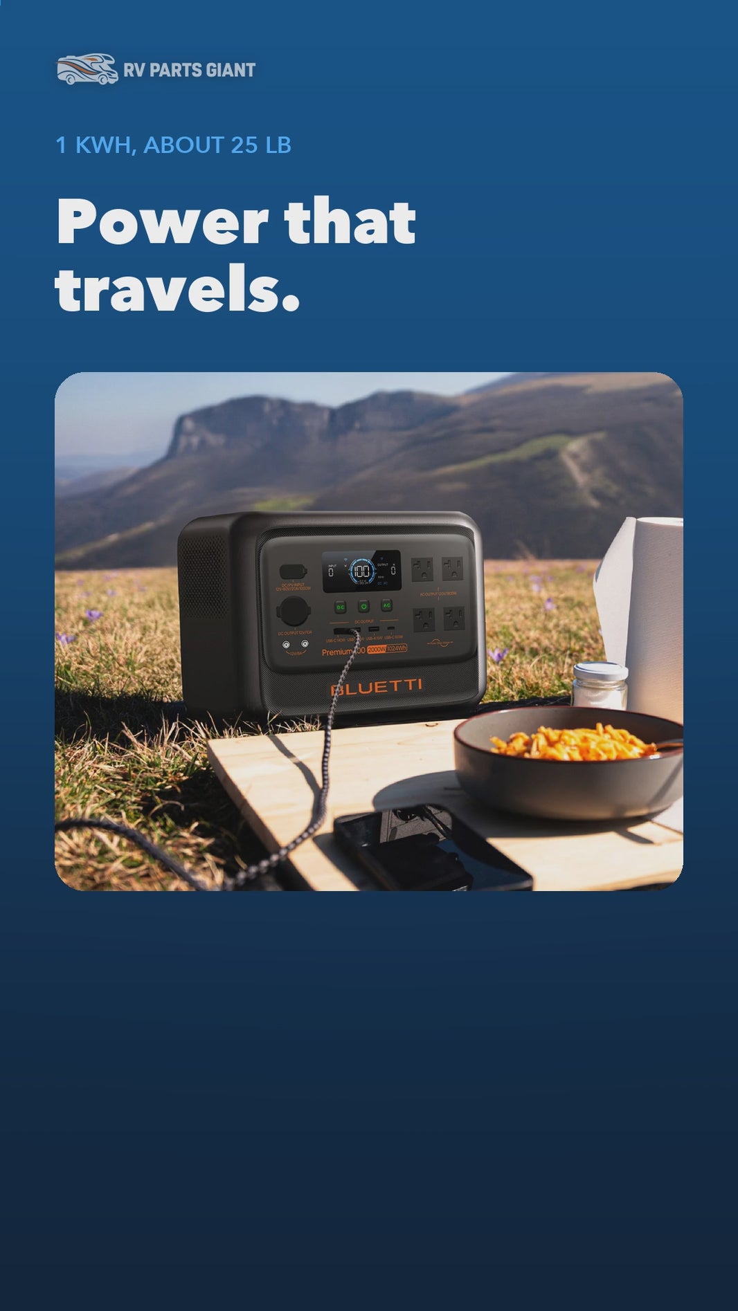 BLUETTI Premium 100 V2 product video by RV Parts Giant