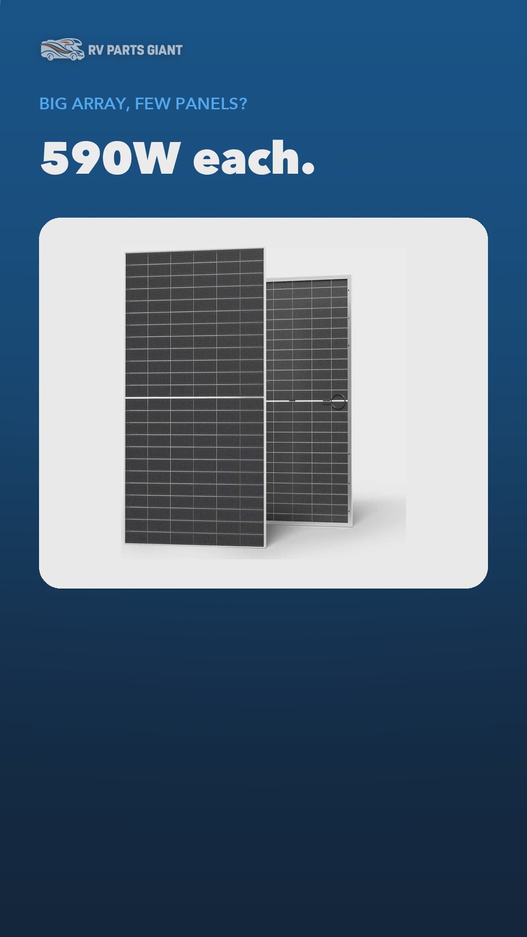 Renogy 590W N-Type Bifacial Solar Panel 2-Pack product video by RV Parts Giant