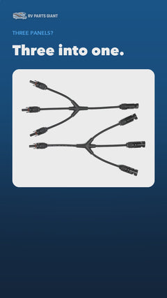 Renogy Solar M Branch Parallel Adapter Cable Pair product video by RV Parts Giant