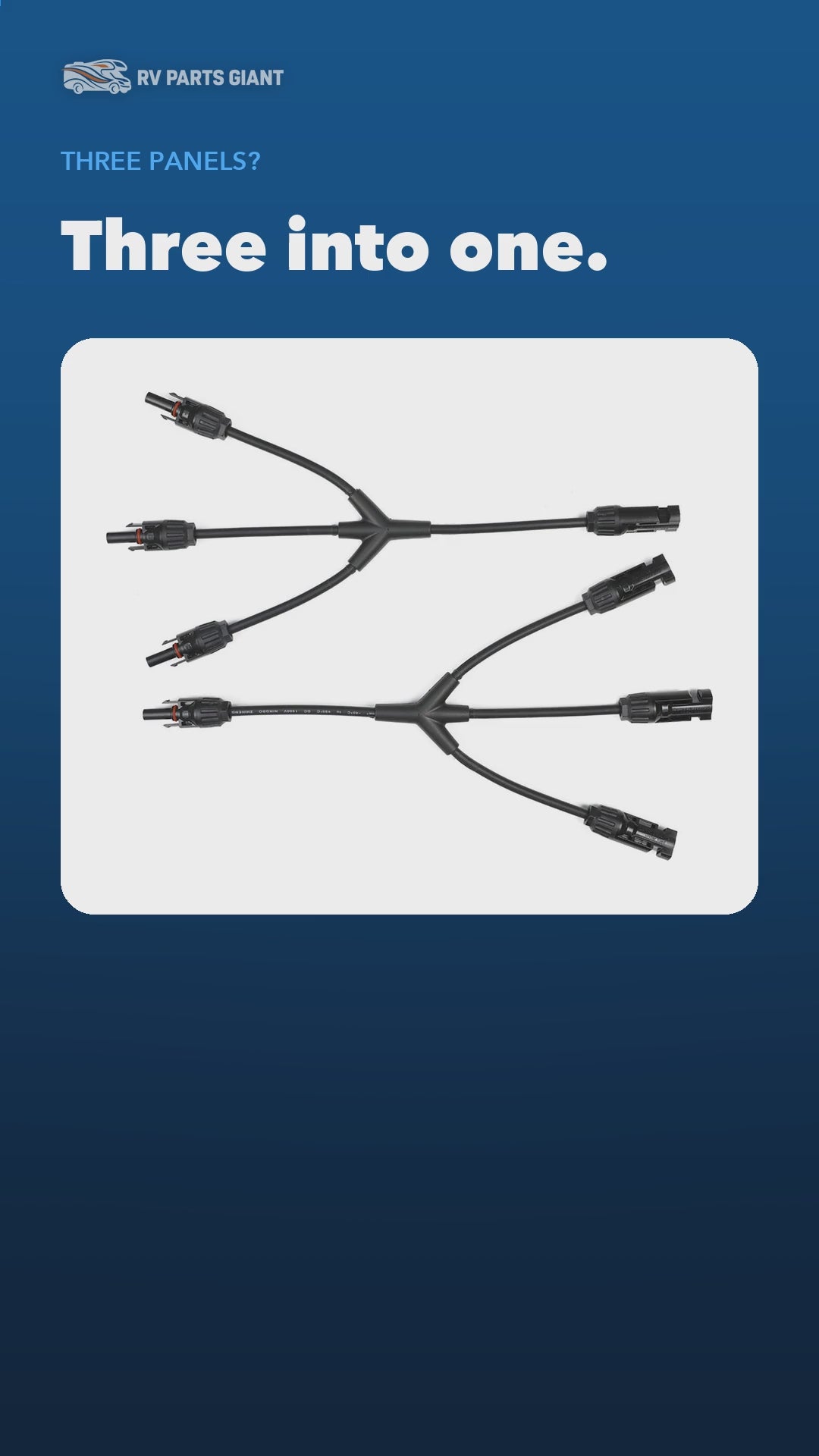 Renogy Solar M Branch Parallel Adapter Cable Pair product video by RV Parts Giant