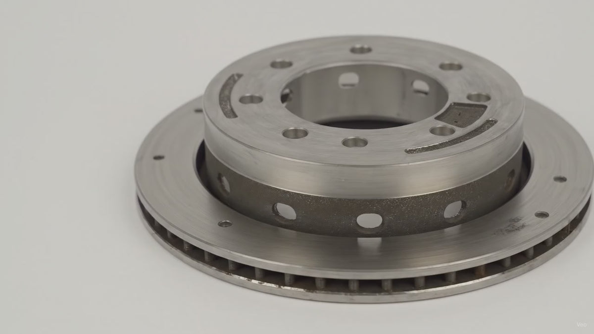 DeeMaxx 13.1" Slip Over Rotor with 8- 5/8" Holes Stainless Steel for 8K Hub (RTR-131-8K-SS) – product video
