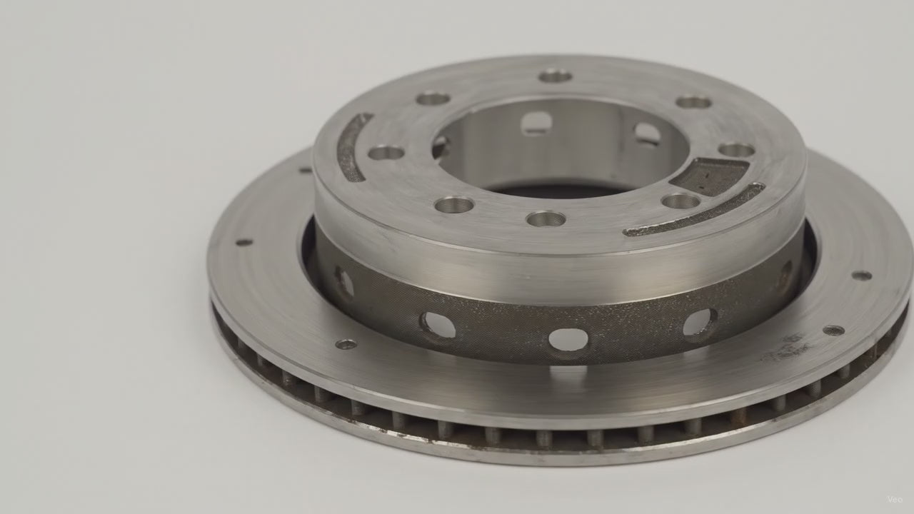 DeeMaxx 13.1" Slip Over Rotor with 8- 5/8" Holes Stainless Steel for 8K Hub (RTR-131-8K-SS) – product video