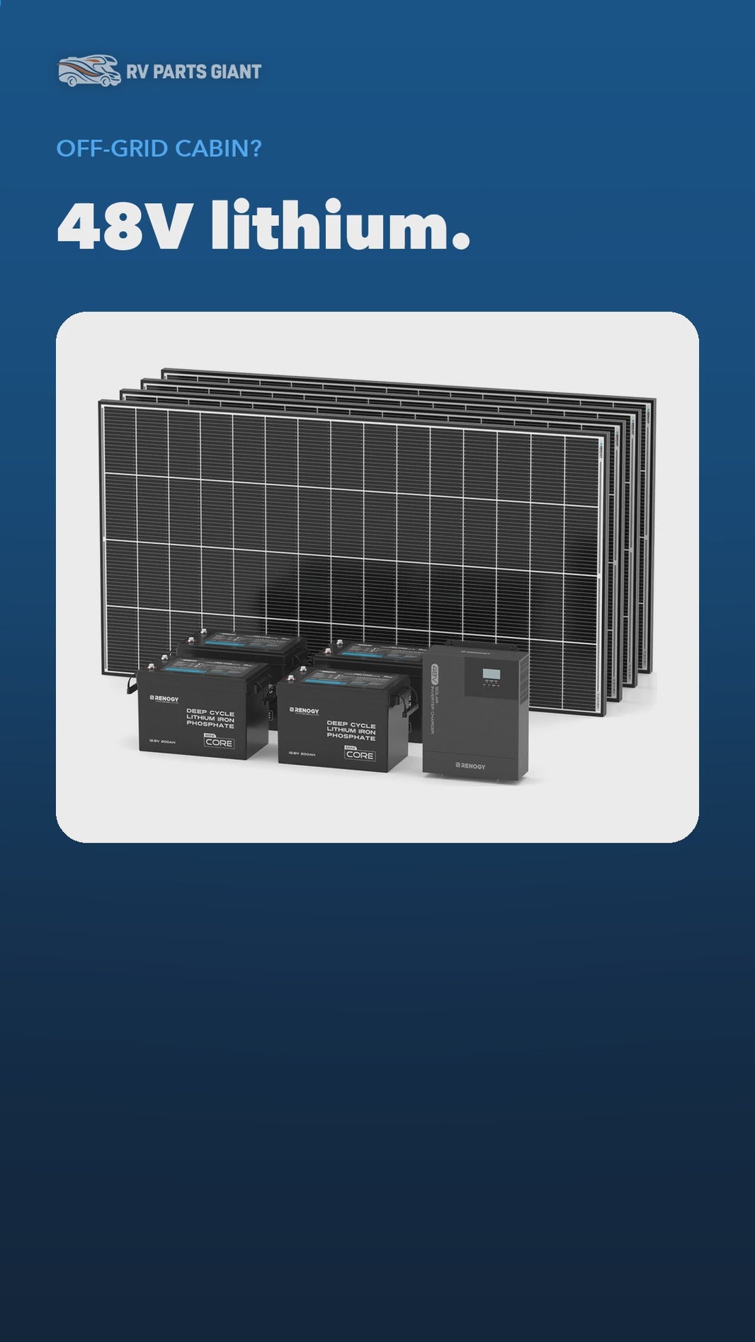 Renogy Cabin Solution Solar Kit product video by RV Parts Giant