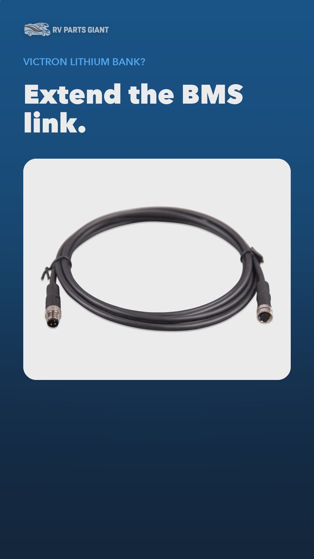 Victron M8 BMS Cable product video by RV Parts Giant