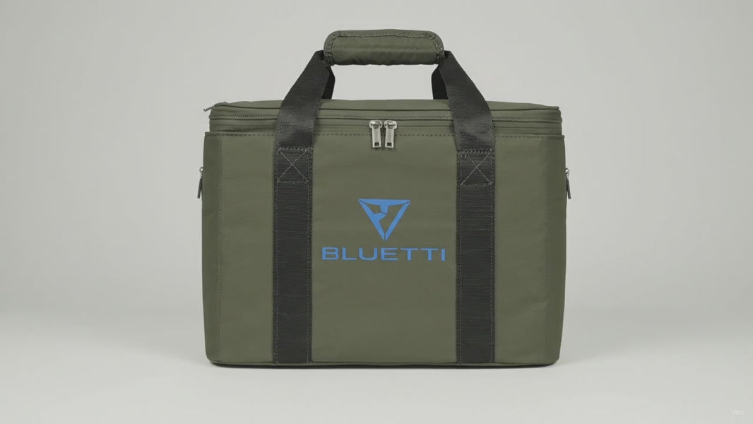 BLUETTI Carrying Case Bag for Elite 100 V2 (Green) – product video