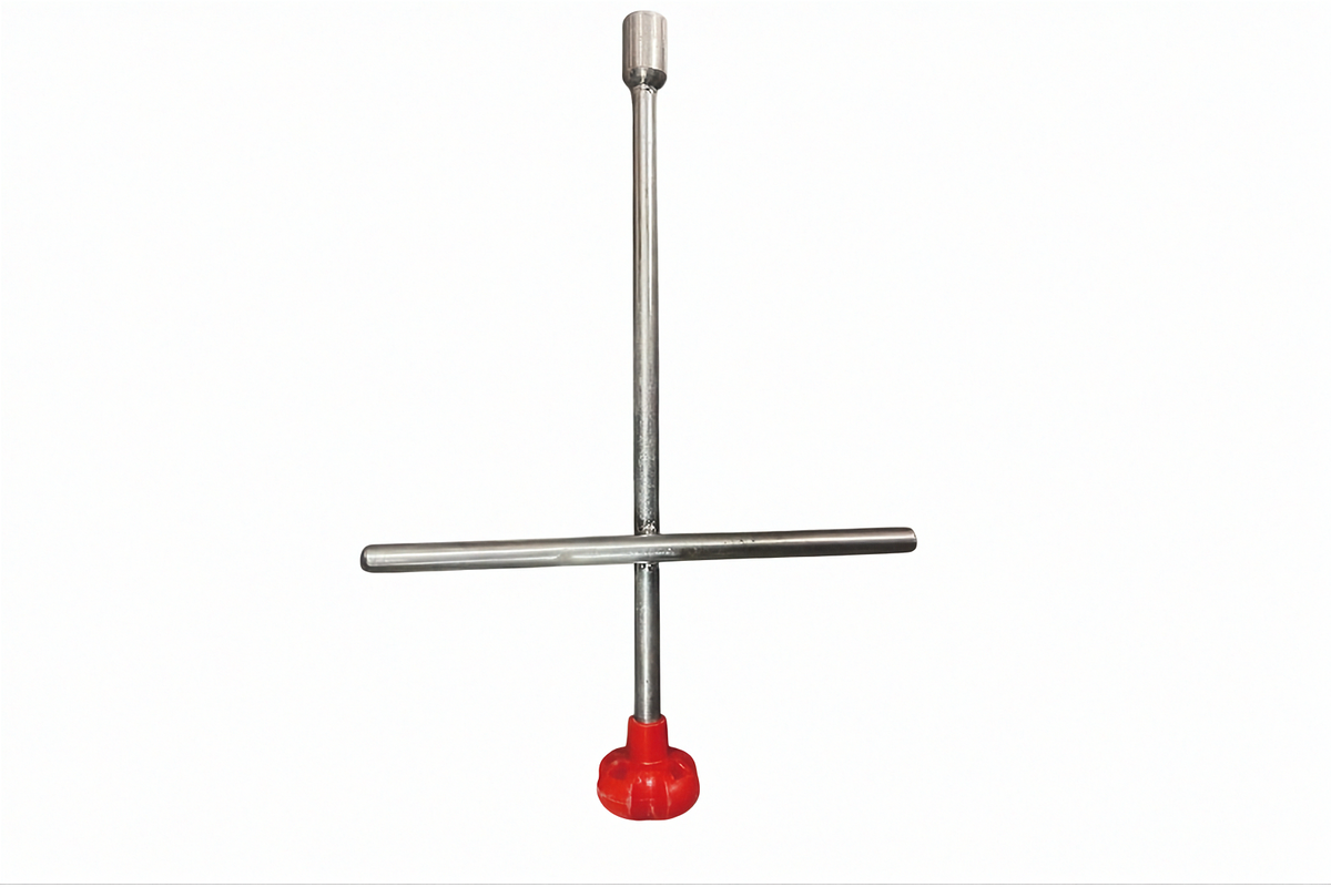 Heavy duty four way lug wrench for RV trailer