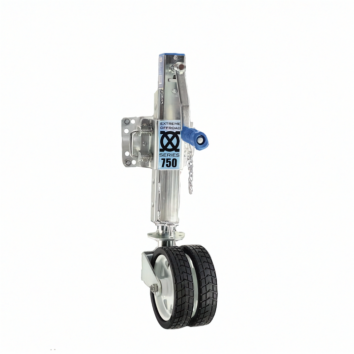 ARK XO750T Tube Mount Trailer Jack, Silver (ORJW750TD)