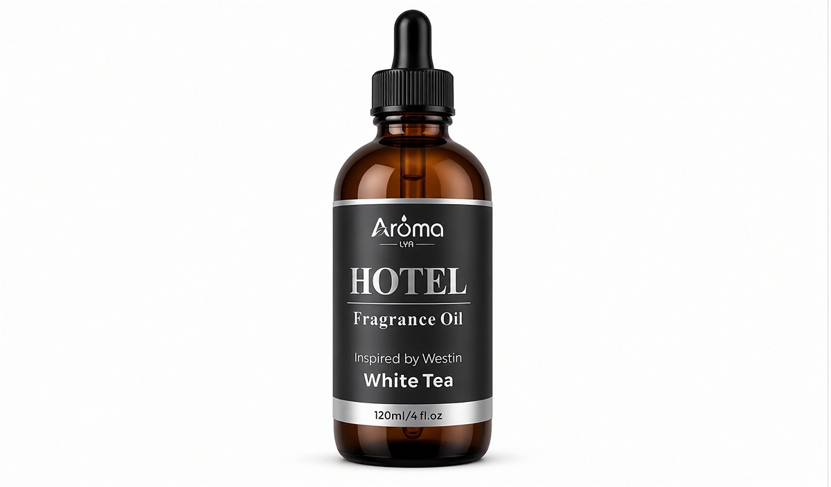 AromaLYA White Tea Spa fragrance oil dropper bottle