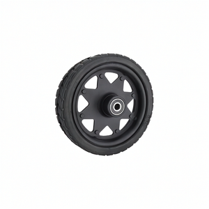 ARK XO Series 8 inch black trailer jack spare wheel