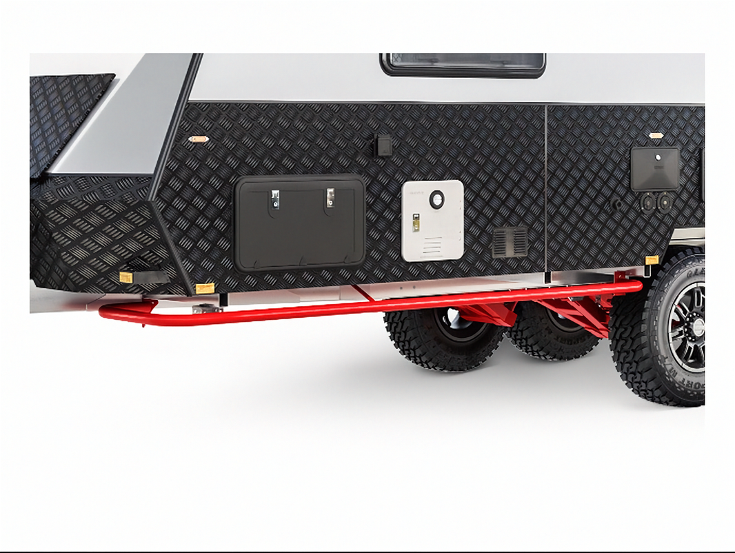 Black Series OEM red body protection side bar