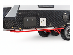 Black Series OEM red body protection side bar