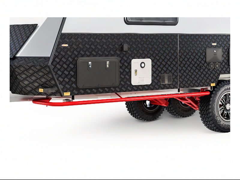 Black Series OEM red body protection side bar