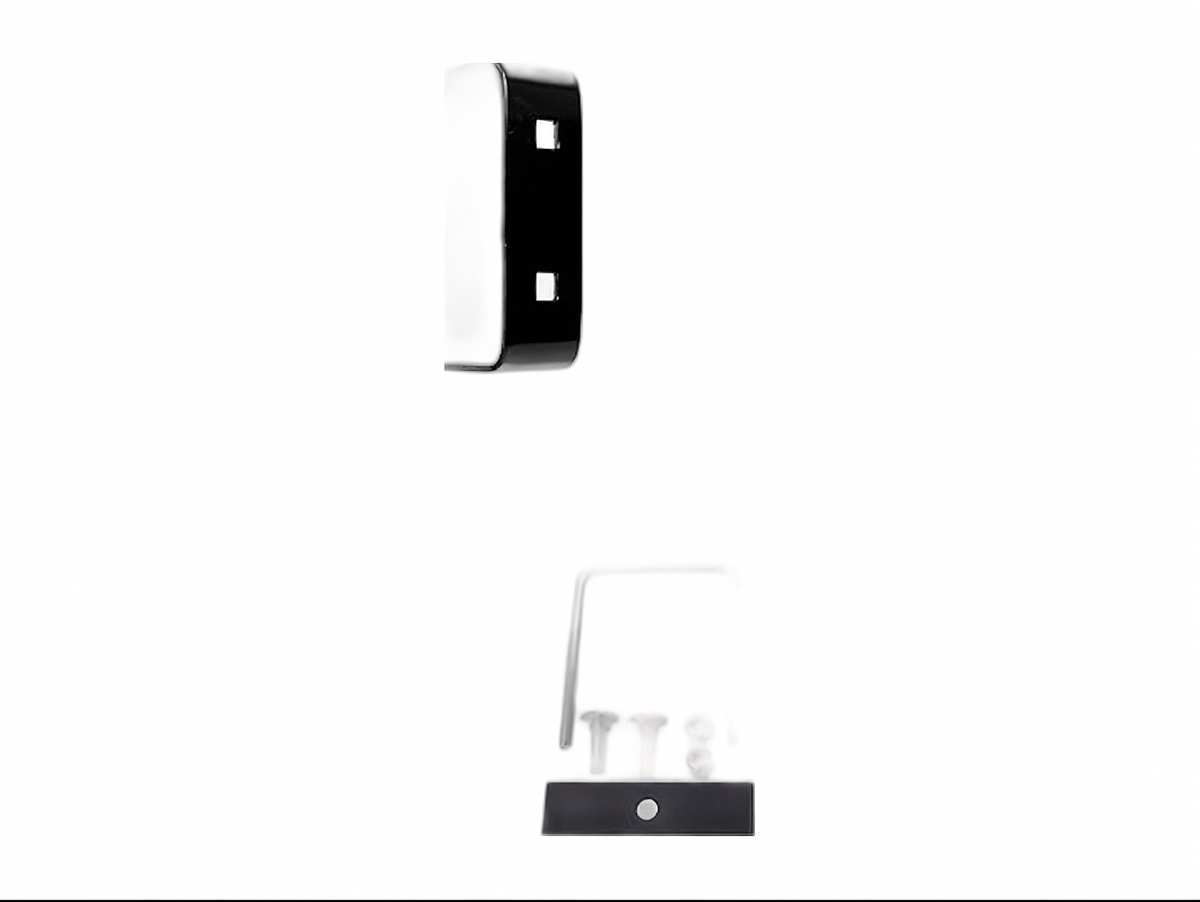 Folding spare tire carrier mounted on trailer bumper