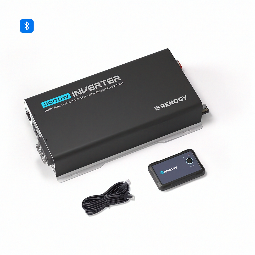 Renogy 12V pure sine wave inverter with UPS transfer switch