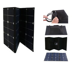 AIMS Power 60W Tri-Fold Portable Solar Panel with Case