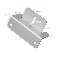 Solar Panel Z Bracket Mounting Kit 4 Piece Set – RVs, Boats, Vans