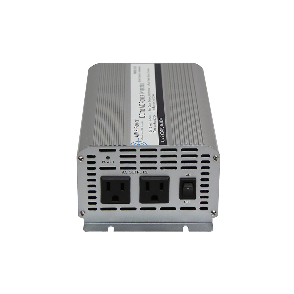 AIMS Power 1000W Modified Sine Value Power Inverter 12V - view 2