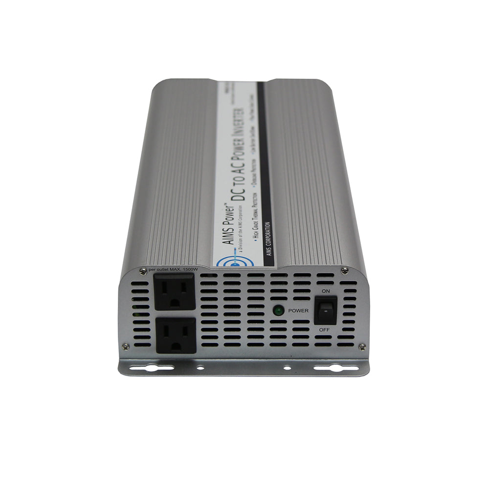 AIMS Power 2500W Modified Sine Value Power Inverter 12V - view 2