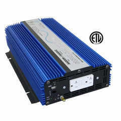 AIMS Power 2000W Pure Sine Power Inverter 12V with USB and Remote Port