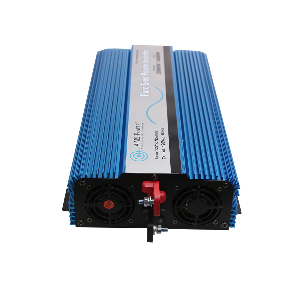 AIMS Power 2000W Pure Sine Power Inverter 12V with USB and Remote Port - view 4