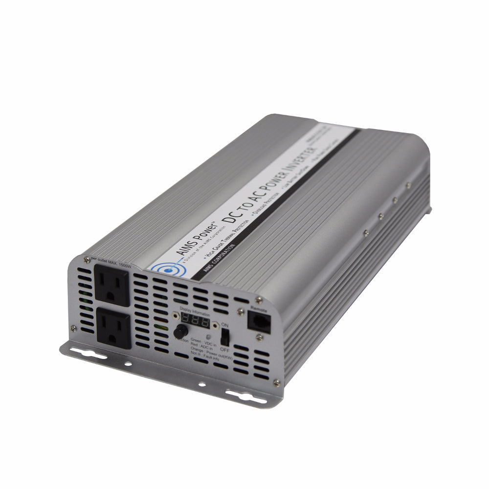AIMS Power 2500W Modified Sine Power Inverter 12V