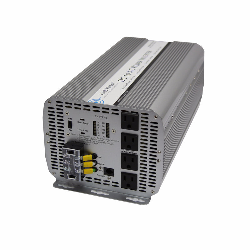 AIMS Power 5000W Modified Sine Power Inverter 12V