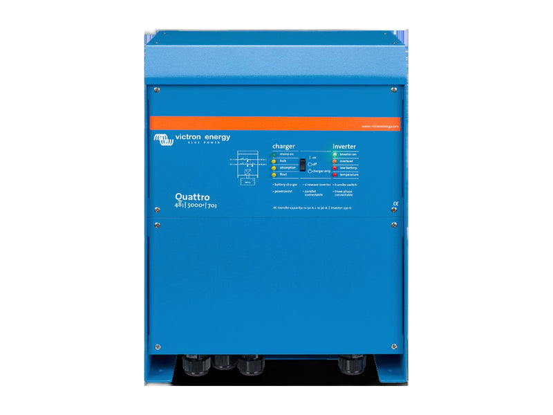 Victron Quattro inverter charger dual AC input