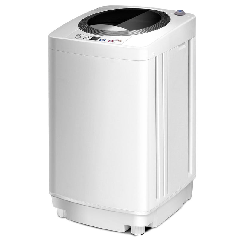 Portable Automatic Laundry Washing Machine 7.7 lbs with Drain Pump