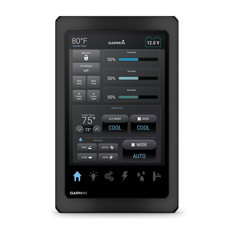 Garmin SERV 10-inch RV control panel display (3)